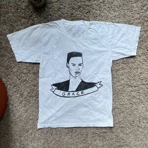Deer Dana Grace Jones graphic t-shirt
